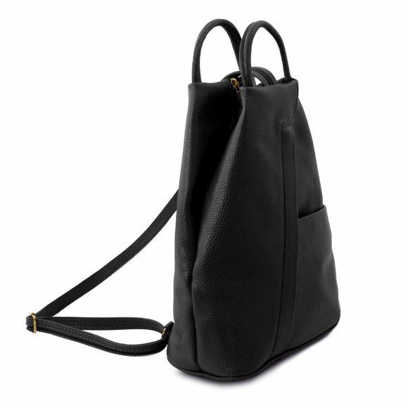Le Miel | Faux Leather Convertible Backpack + Wallet | NWT